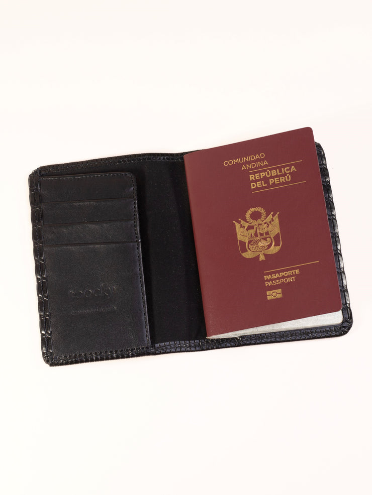 Funda para pasaporte Julie - Special Black – Pocky bags